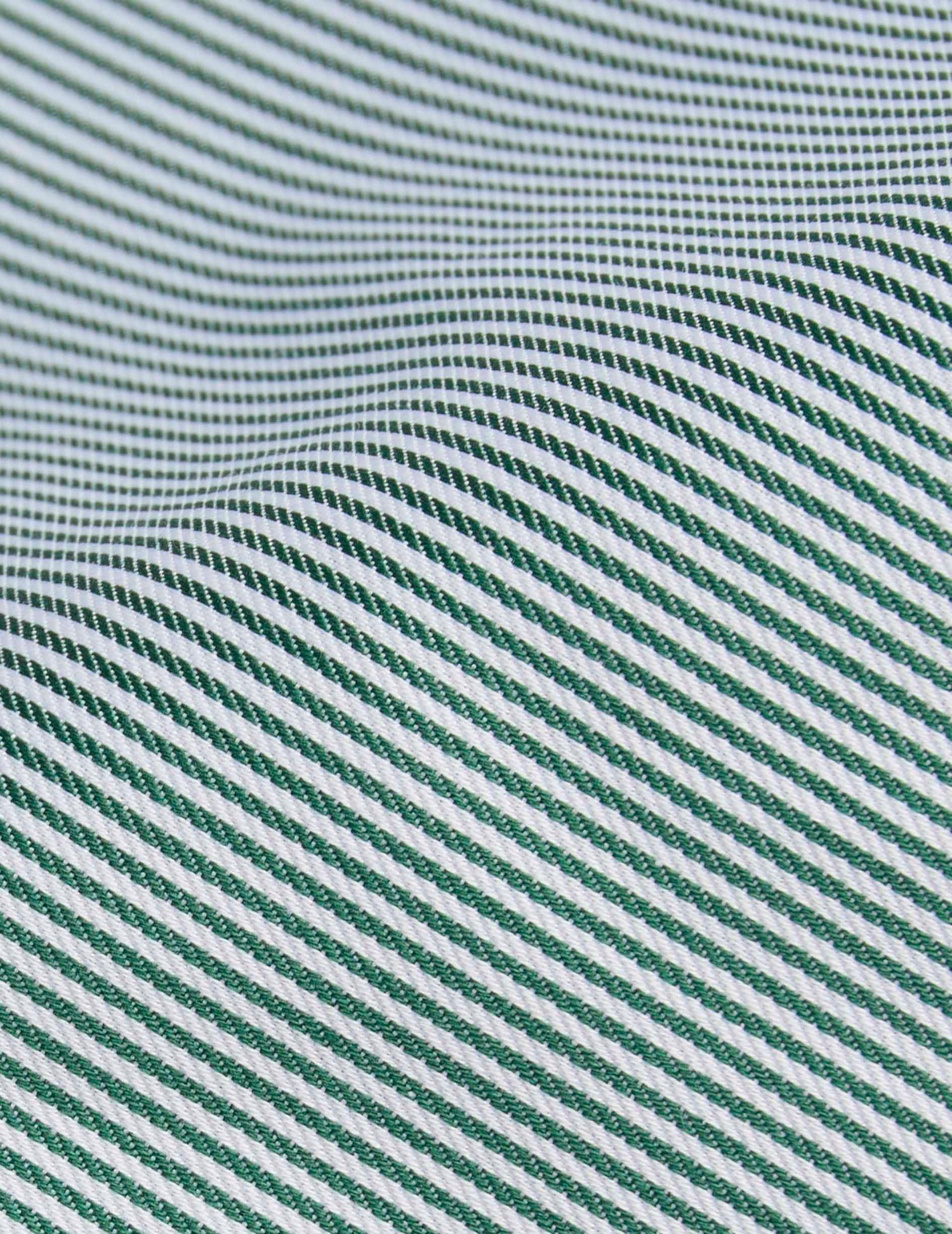 Classic green striped Easy Iron shirt - Twill - American Collar#2