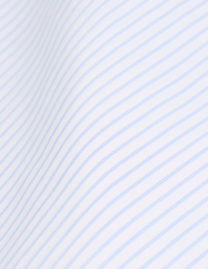 Classic light blue striped shirt