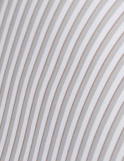 Beige striped Aristote shirt