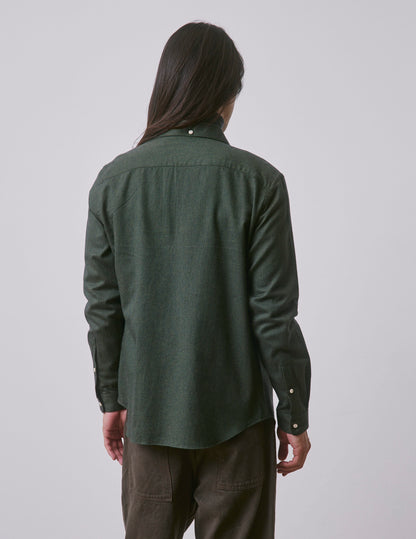 Green flannel Aristote shirt