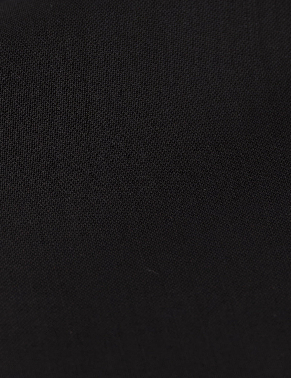 Black virgin wool Auguste shirt - Wool - French Collar
