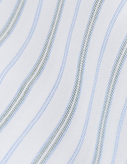 Green striped Aurélien shirt