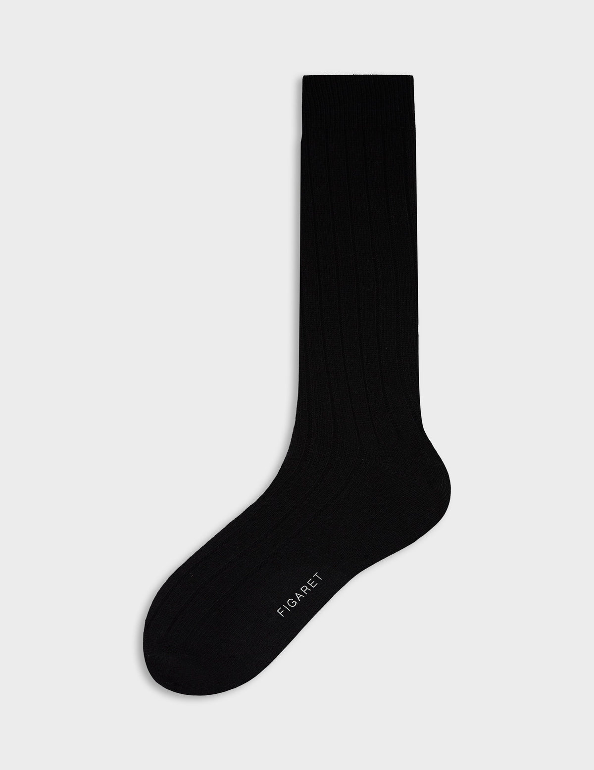 Black cashmere and silk socks