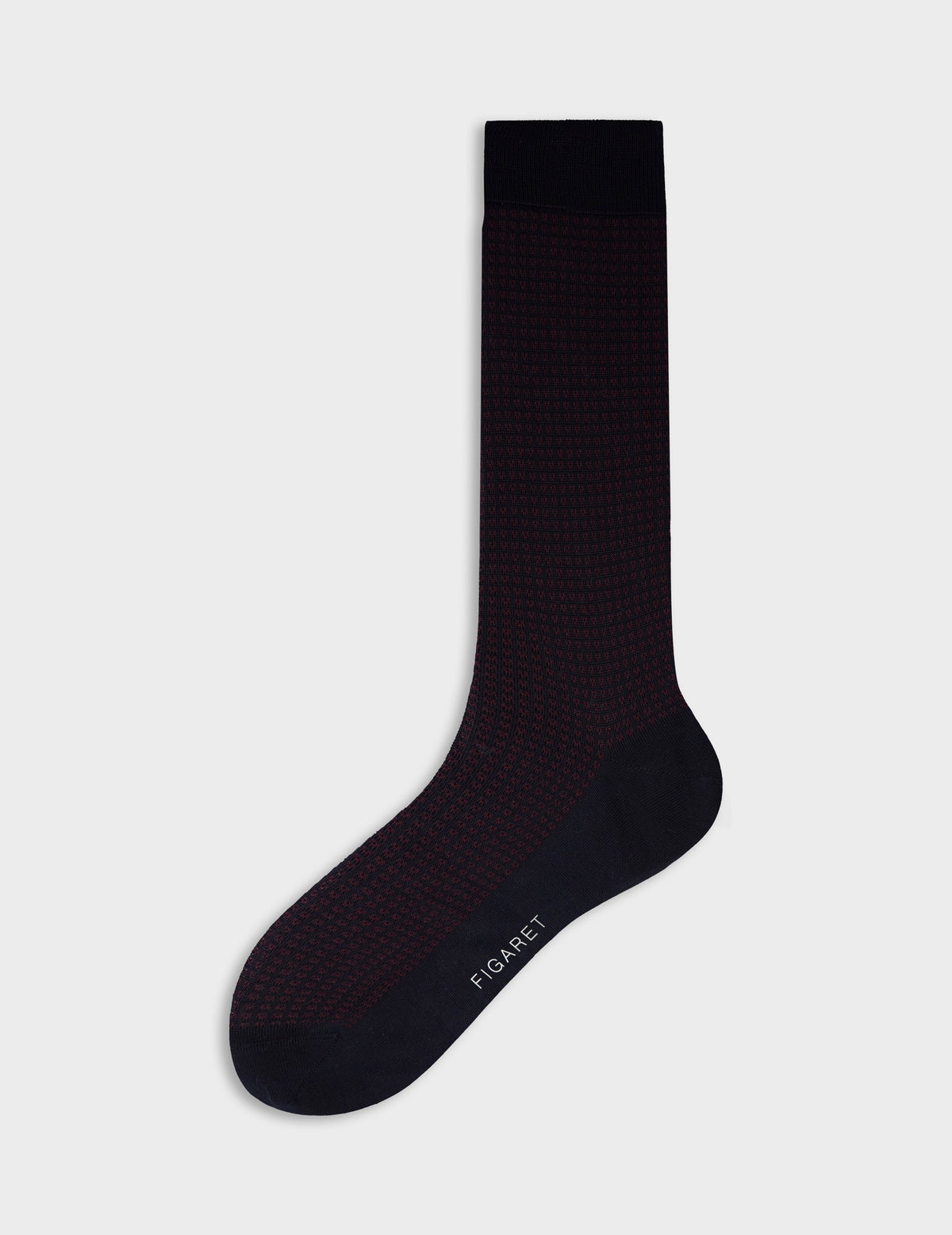 Navy cotton socks with red dots