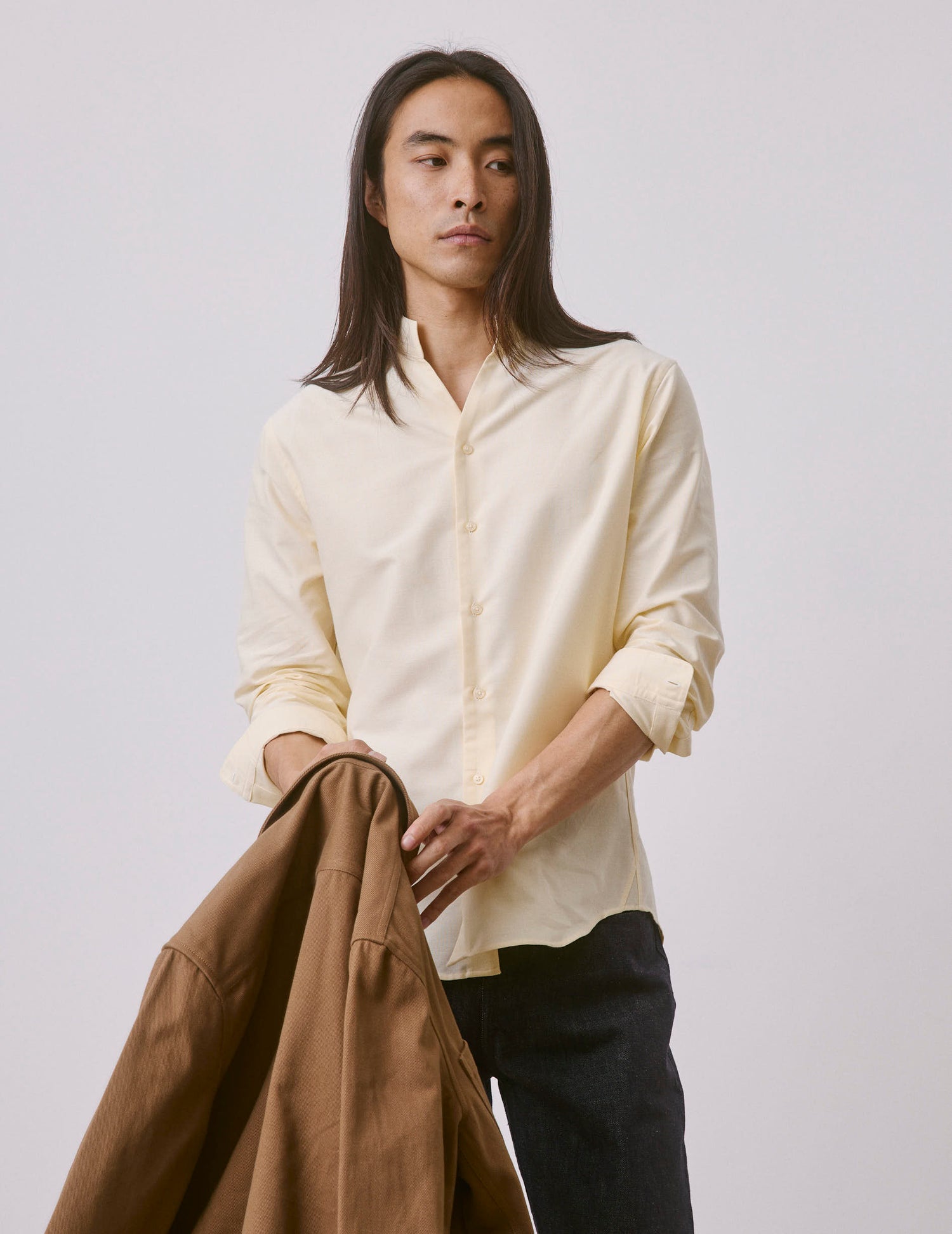 Yellow Carl shirt - Oxford - Carl Collar