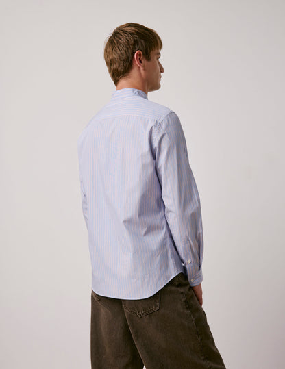 Blue striped Carl shirt