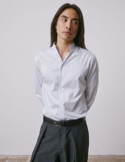 Light blue striped Carl shirt