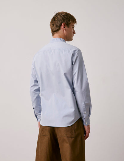 Blue Carl Easy Iron shirt