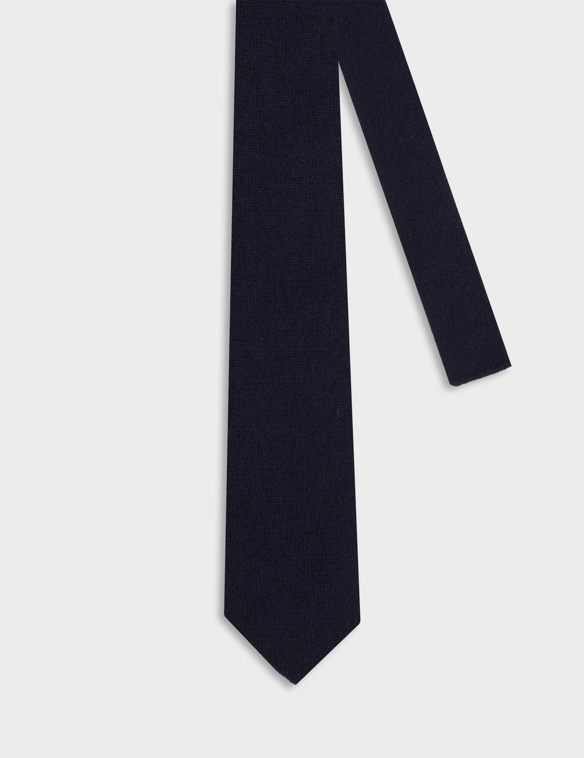 Navy cashmere tie