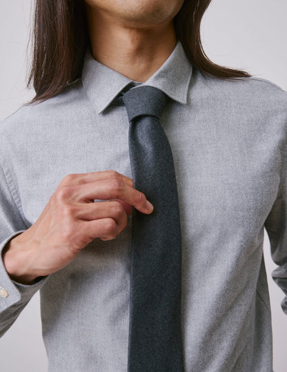 Grey flannel tie