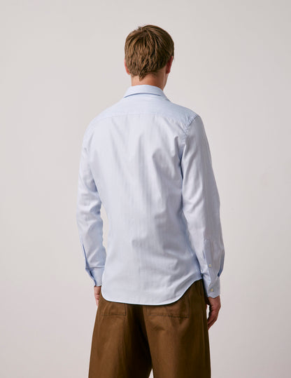 Light blue fitted shirt