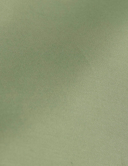 Semi-fitted khaki shirt