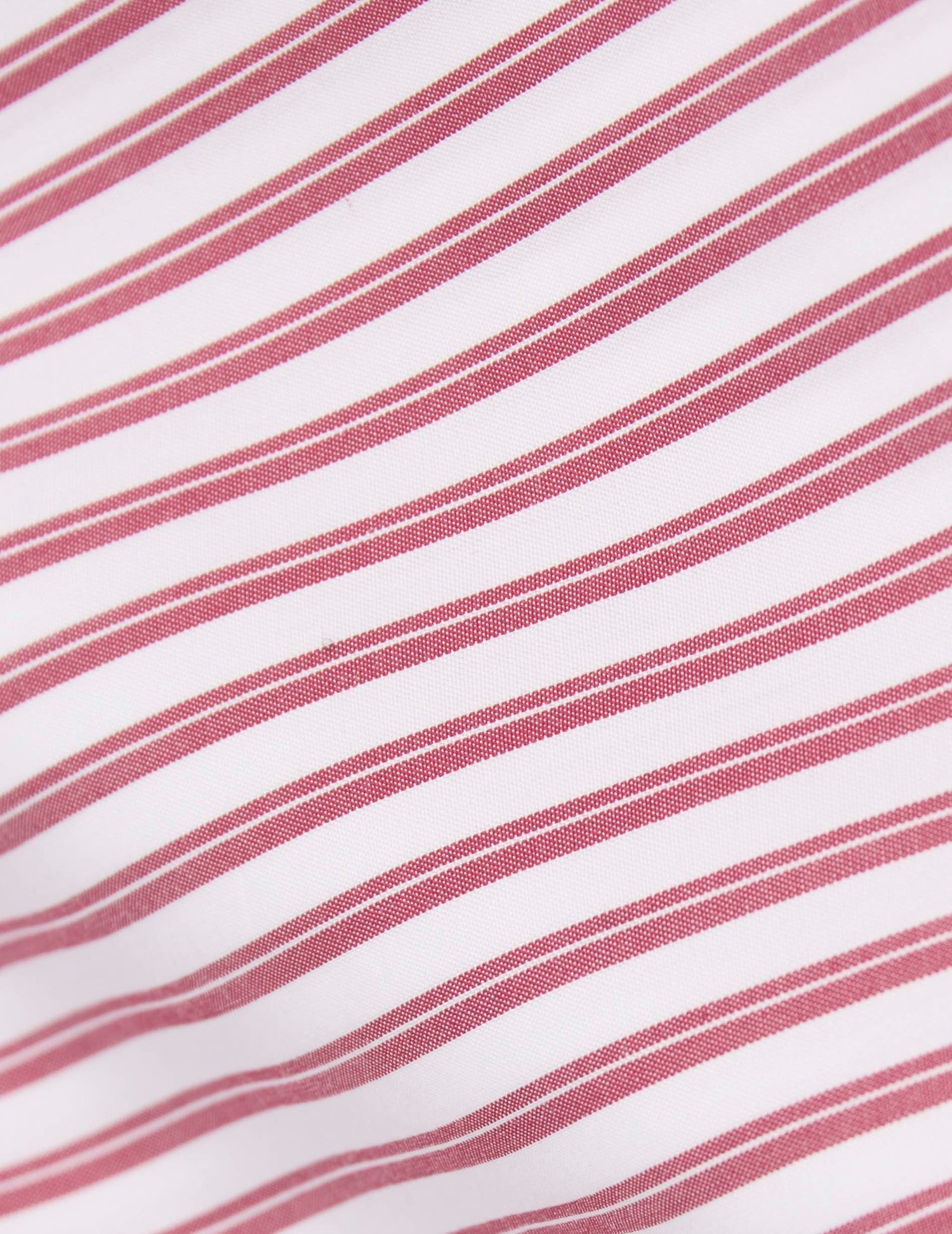 Semi-fitted red striped shirt - Poplin - Figaret Collar#4