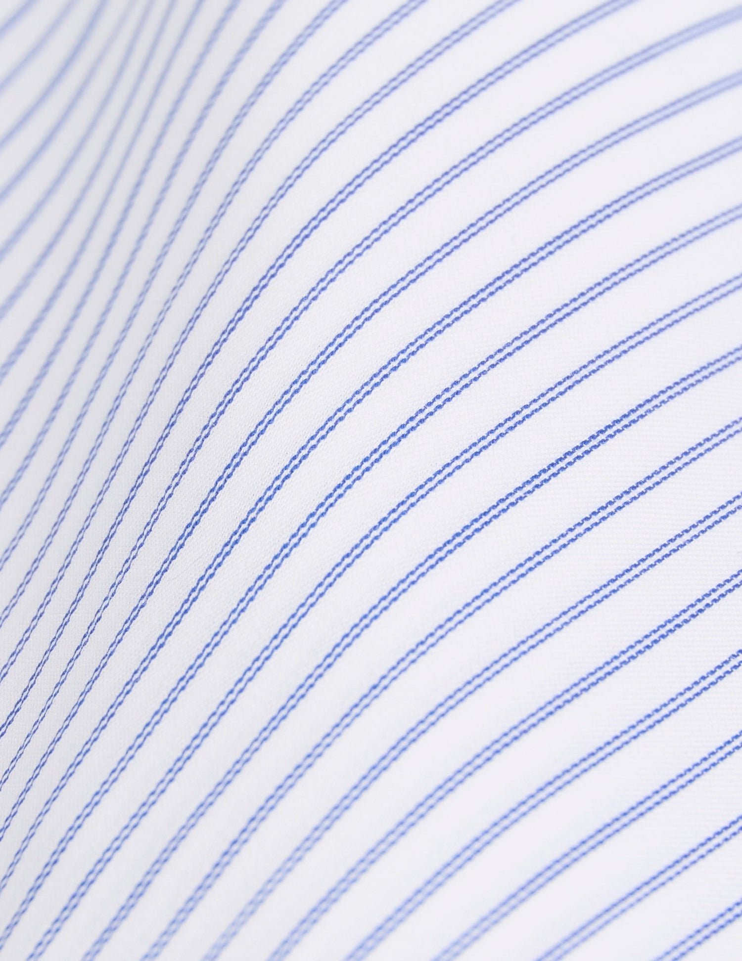 Semi-fitted blue striped shirt - Twill - Figaret Collar#2