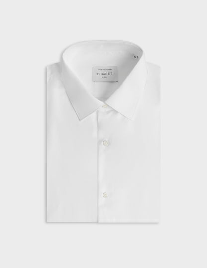 Semi-fitted white Prestige shirt
