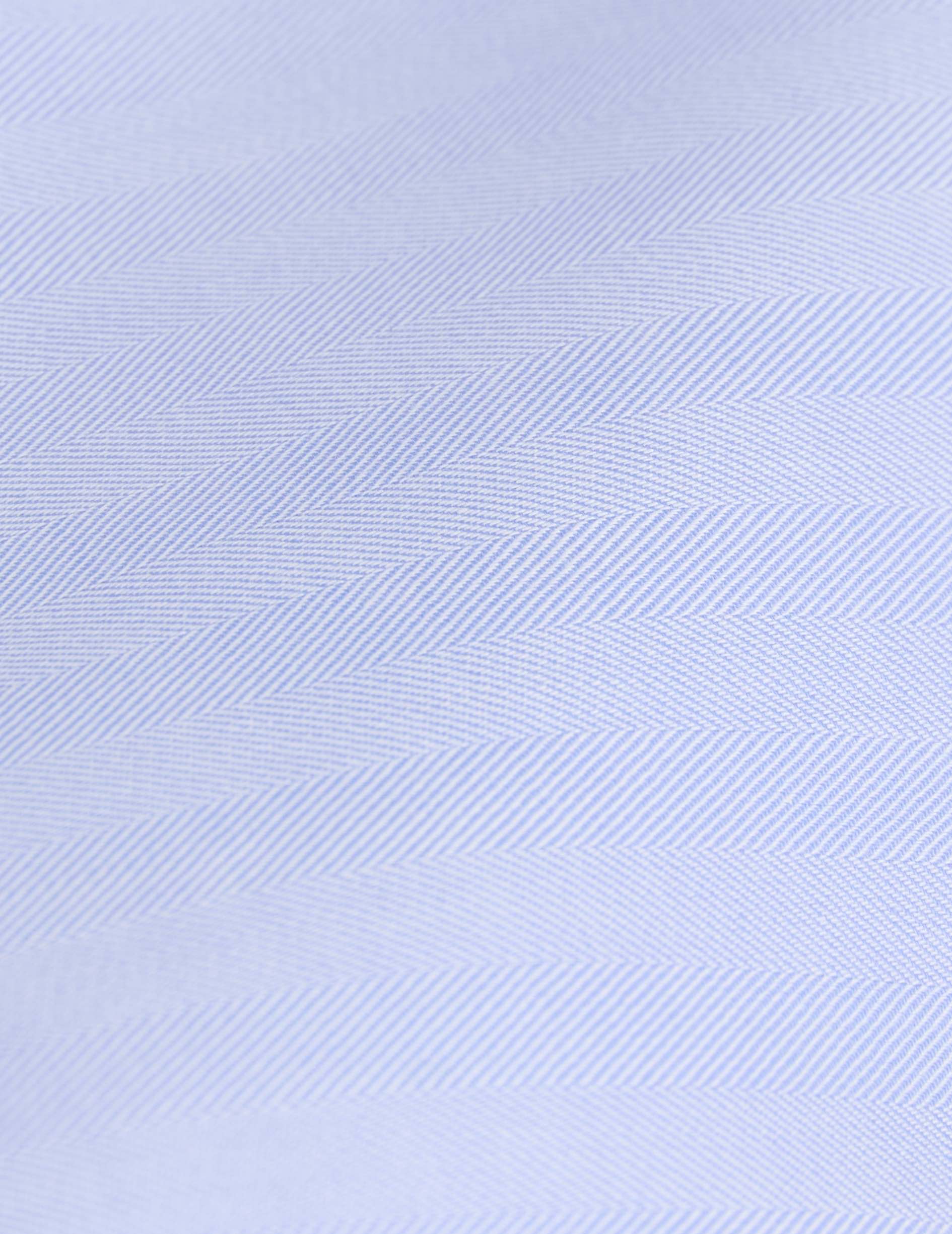 Classic blue shirt - Chevron - Figaret Collar