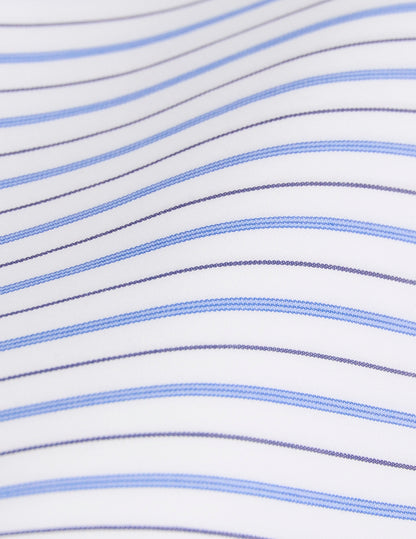 Classic blue striped shirt