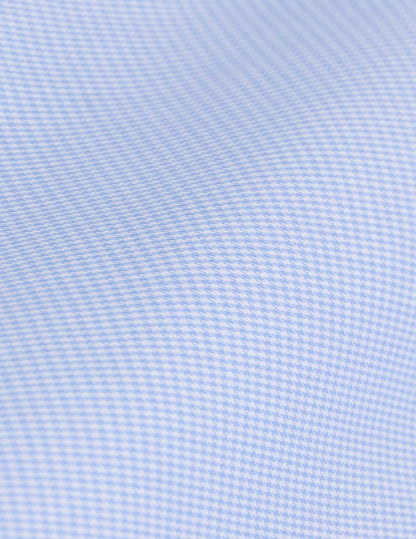 Classic light blue check shirt