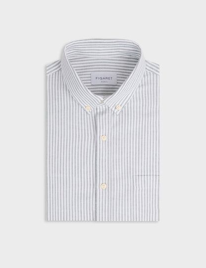 Green striped Gabriel shirt