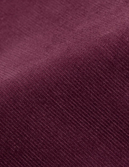 Burgundy velvet Gabriel shirt