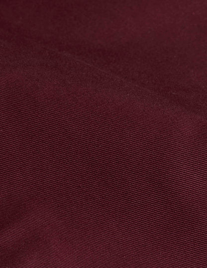 Burgundy cotton twill Geofrey chinos