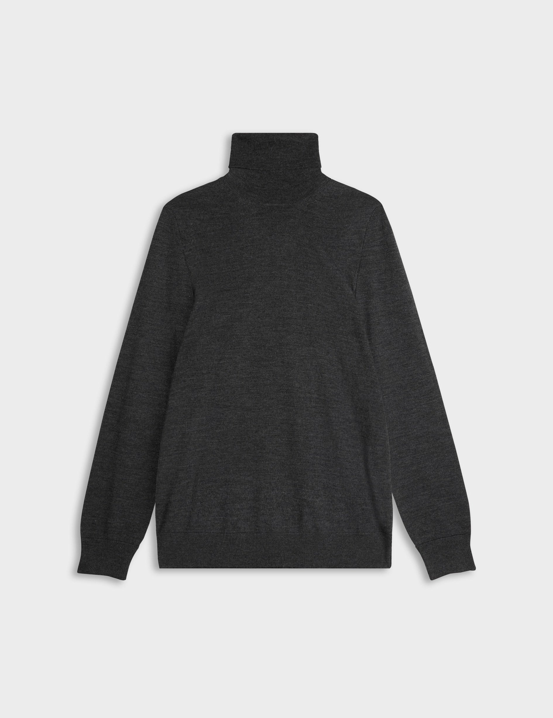 Grey merino wool Giovani sweater