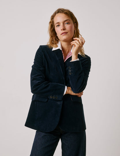 Navy corduroy Glory blazer
