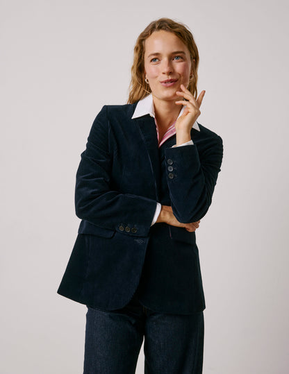 Navy corduroy Glory blazer