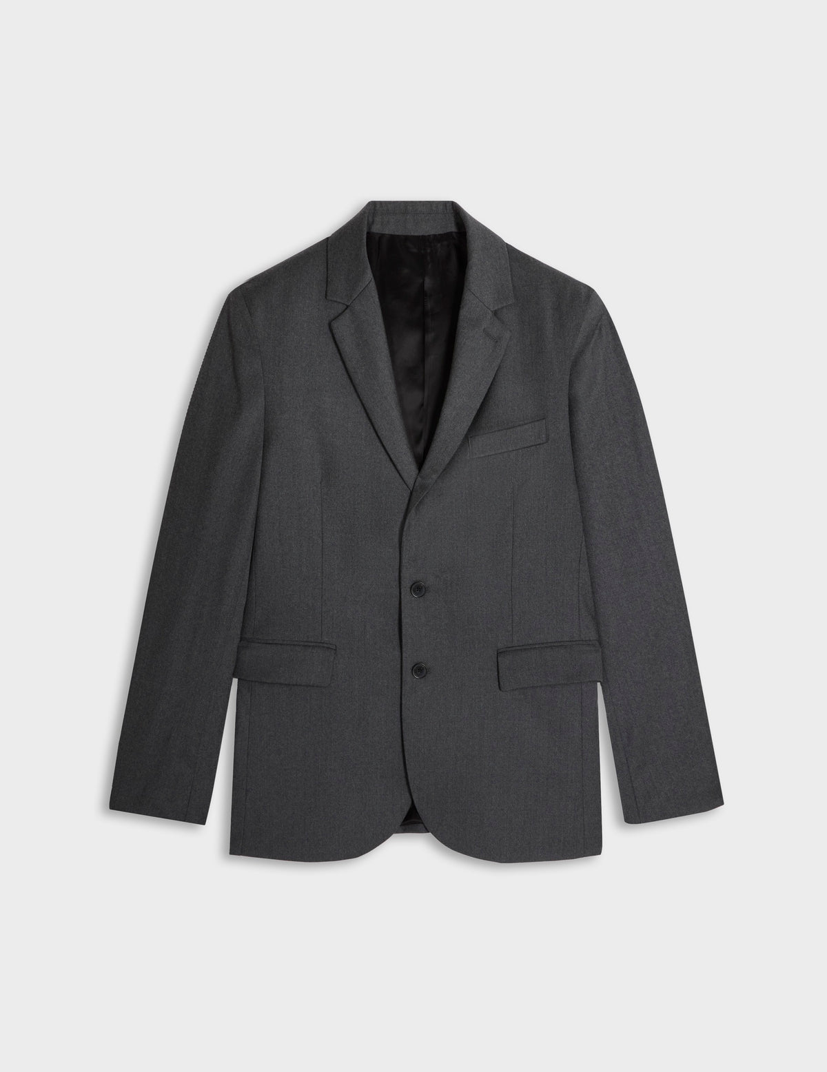 Gordon suit jacket in grey flannel