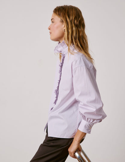 Pink striped Greta shirt