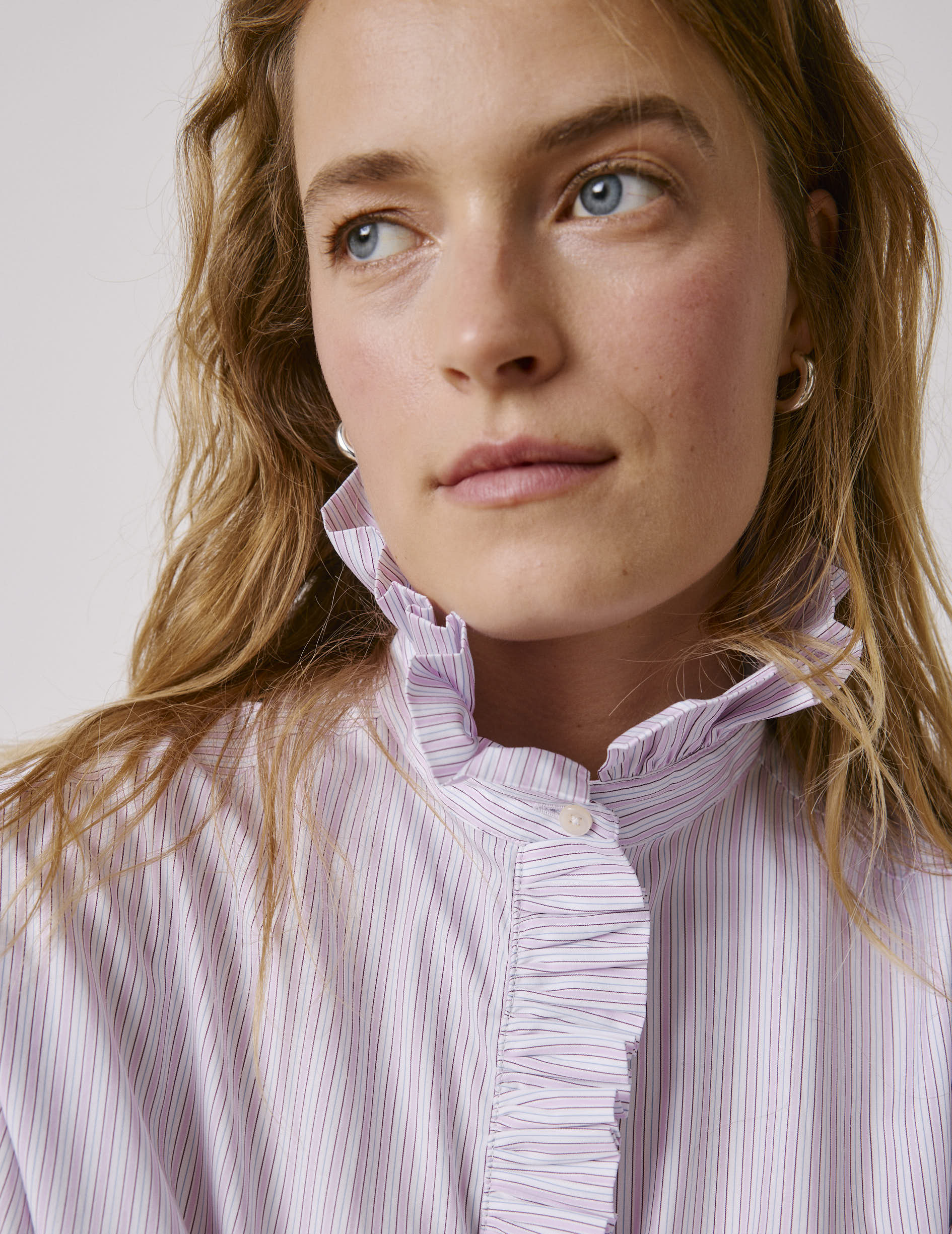 Pink striped Greta shirt