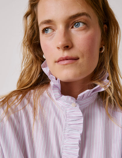 Pink striped Greta shirt