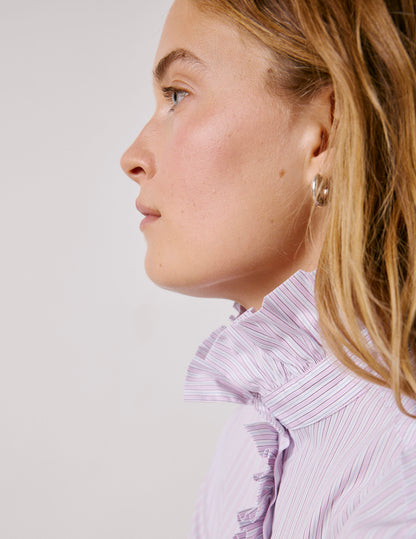 Pink striped Greta shirt