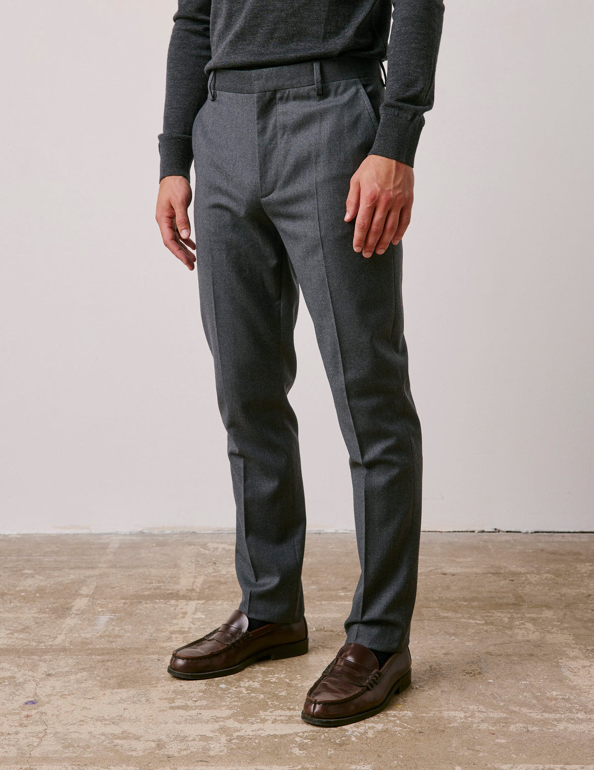 Greyson suit pants in grey flannel