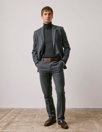 Greyson suit pants in grey flannel