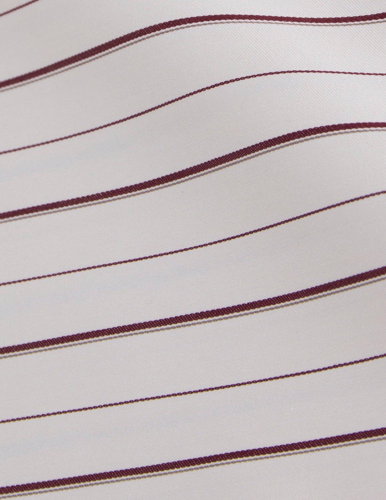 Burgundy striped Hannah shirt - Satin - Shirt Collar - Musketeers Cuffs#5