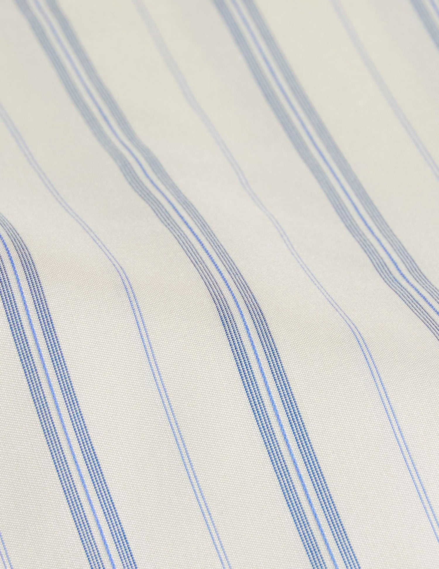Light blue striped Hannah shirt - Silk - Shirt Collar - Musketeers Cuffs#7