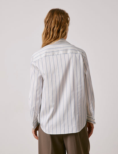 Light blue striped Hannah shirt