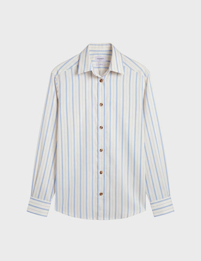 Light blue striped Hannah shirt