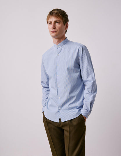 Blue striped Herwin shirt