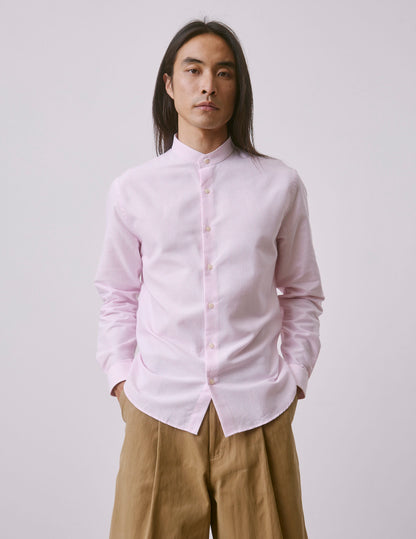 Chemise Herwin rayée rose