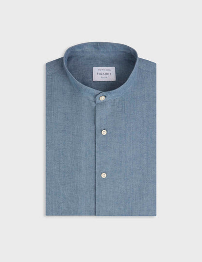 Blue linen Herwin shirt