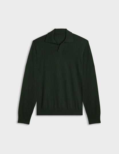 Khaki merino wool Ilian sweater