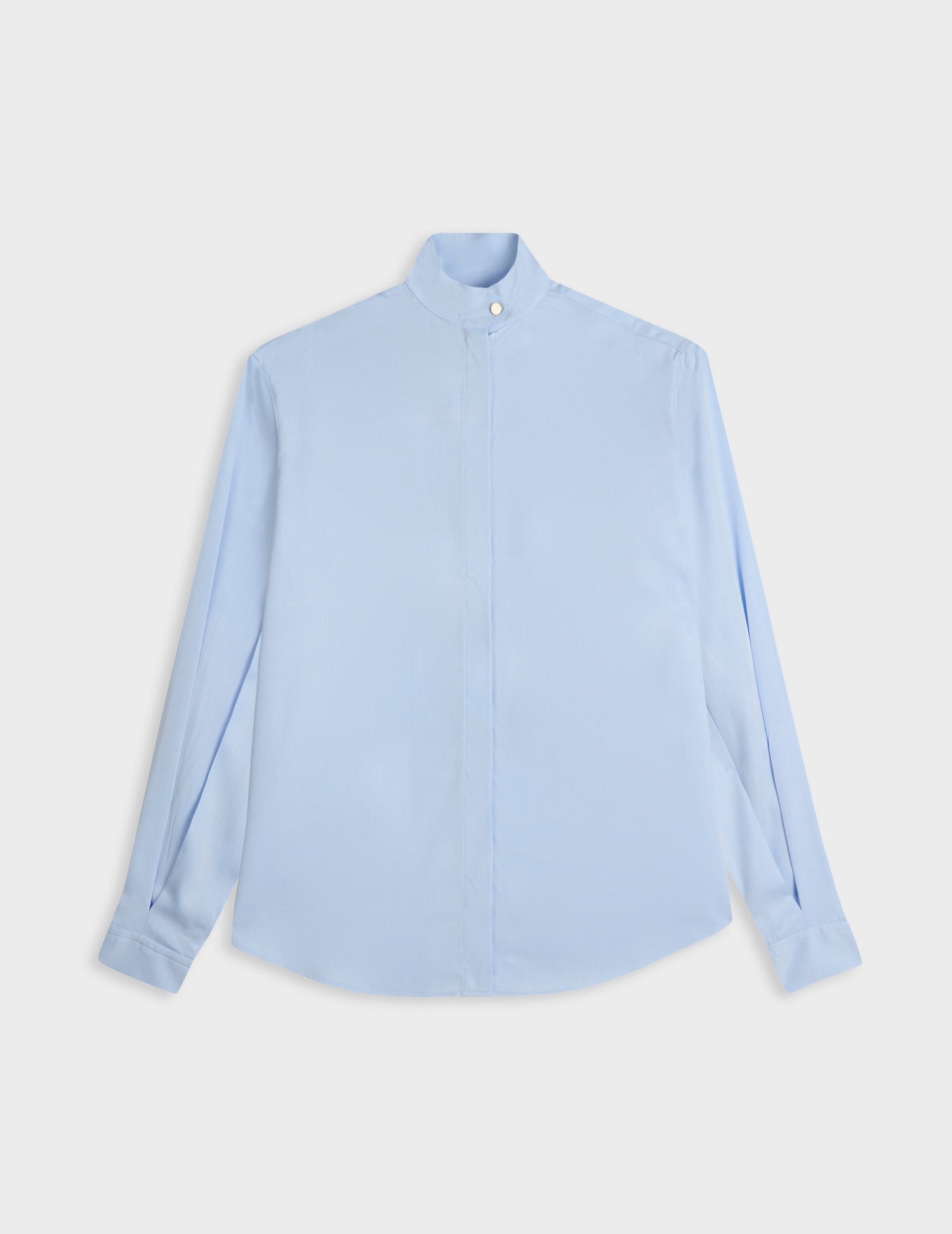 Light blue lyocell Innaée shirt - Lyocell - Right amount tip Collar