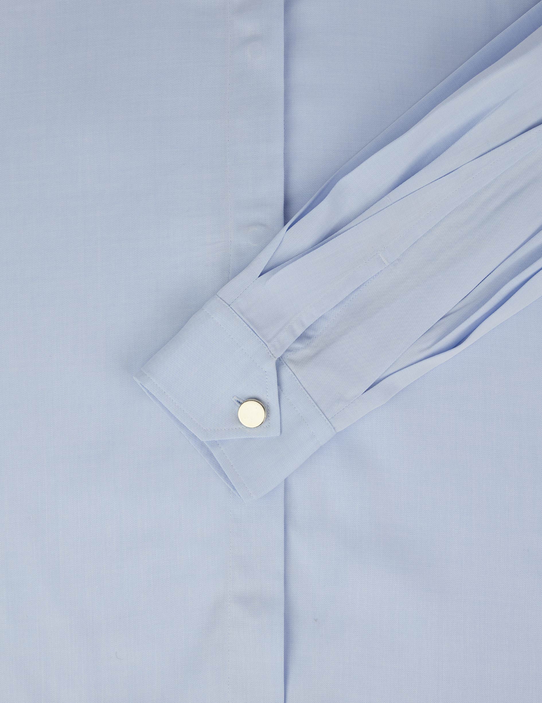 Light blue lyocell Innaée shirt - Lyocell - Right amount tip Collar