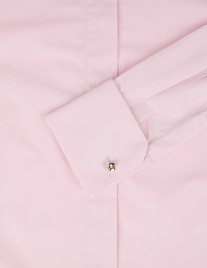 Light pink hidden placket Irisa shirt