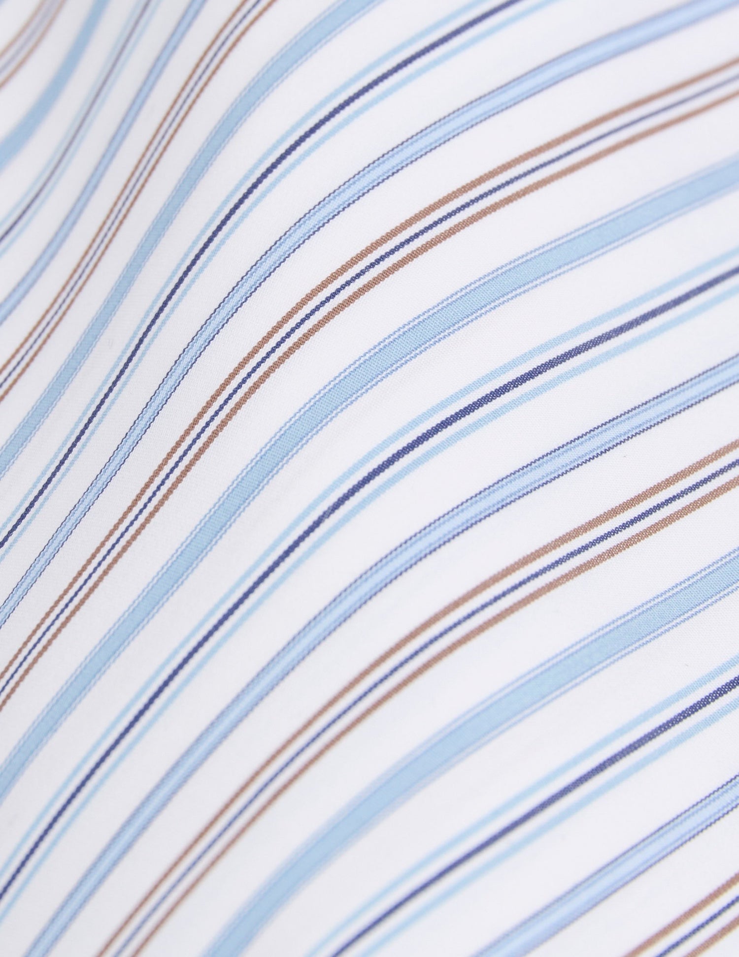 Fitted blue striped shirt - Poplin - Italian Collar#2