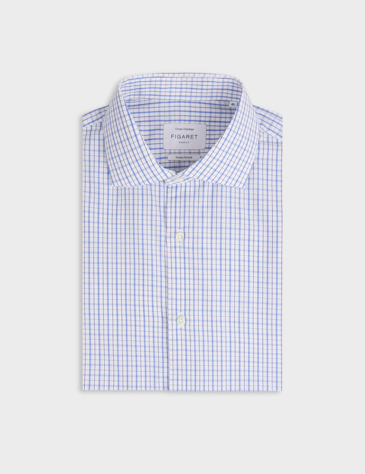 Classic blue striped shirt