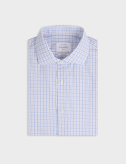 Classic blue striped shirt