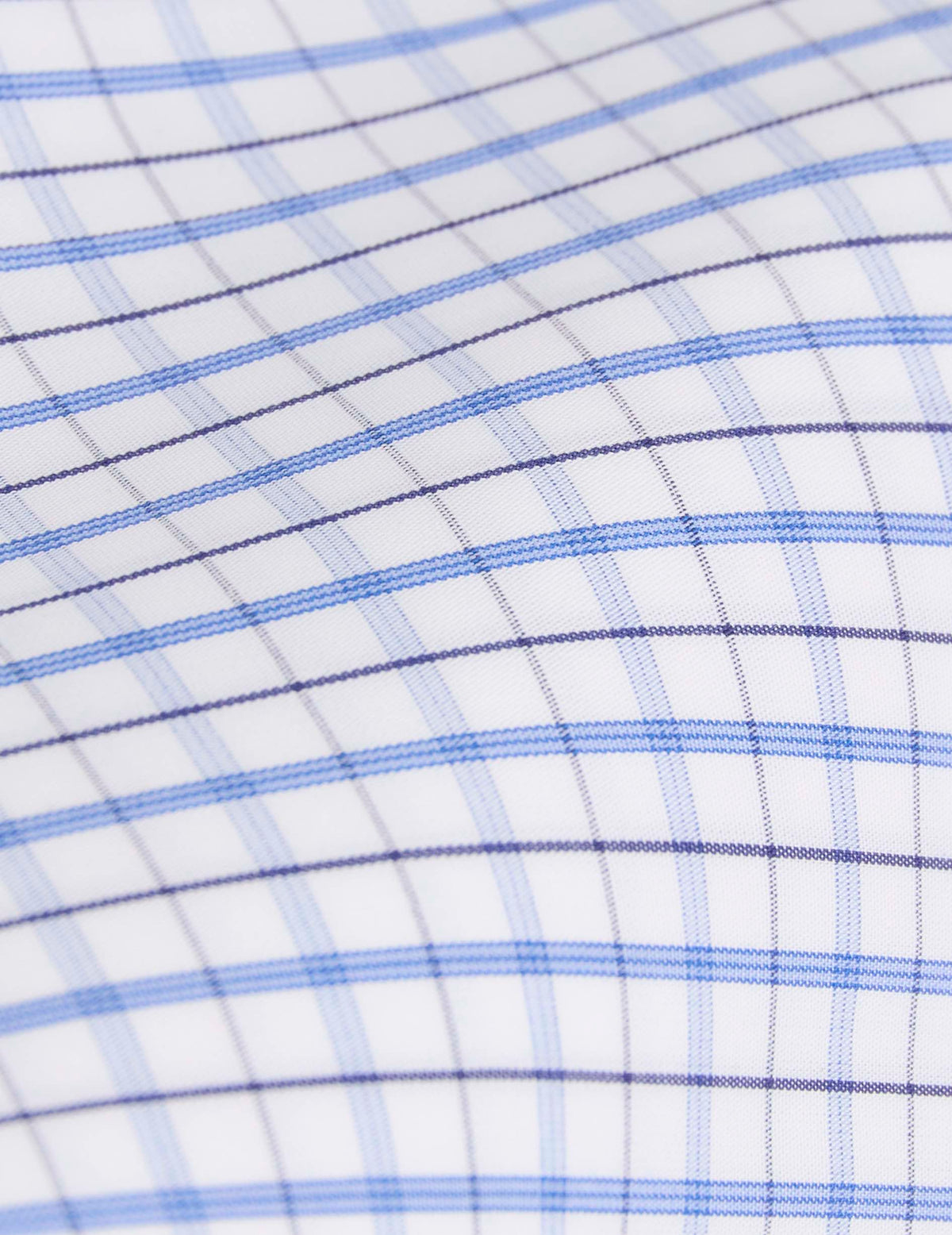 Classic blue striped shirt - Poplin - Italian Collar